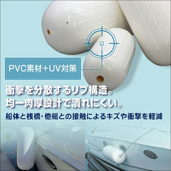BMOジャパン　エアフェンダー＋専用カバー　6×15インチ　ロープ付き　30D0011　30D...
