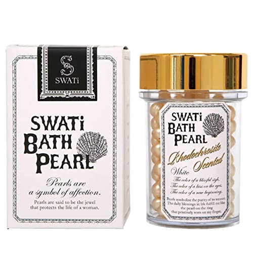 SWATi BATH PEARL Mサイズ スワティー バスパール ホワイト M 52g インカローズの香り●■