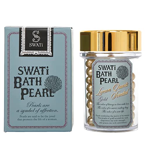 SWATi BATH PEARL (M) スワティー バスパール ゴールド 52g レモンクォーツの香り