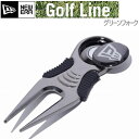 [正規品 無料ラッピング可]NEW ERA　ニューエラ ゴルフ　GOLF Green Fork　メタル　ブラック × ホワイト　11225883　グリーンフォーク　ゴルフ アクセサリー　日本正規品　NEWERA GOLF【w69】