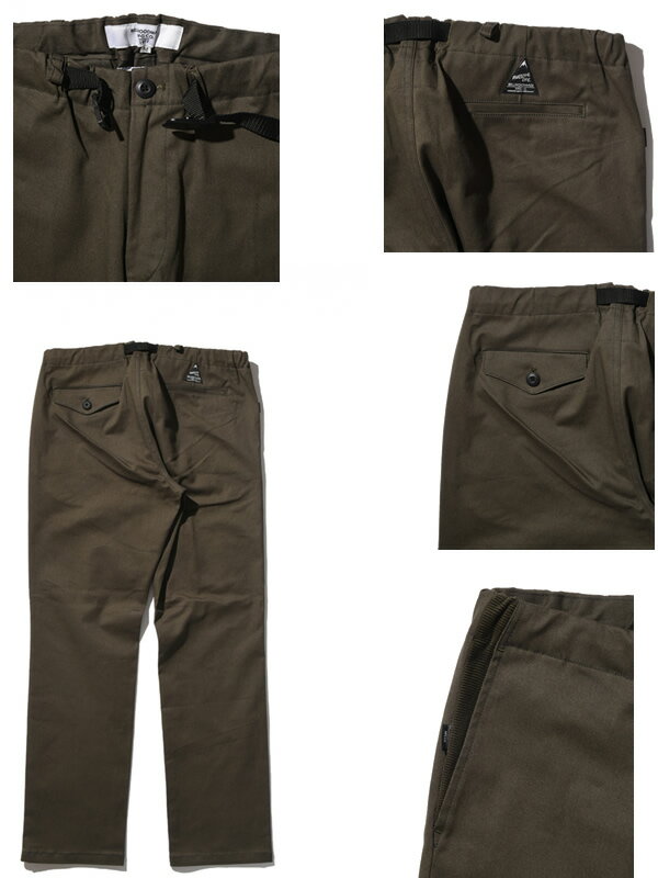 処分価格！！ベルウッドメイド ●Lサイズのみ ストレッチナローパンツ　チノパンツ 　AWESOME NARROW CHINO PANTS 　オリーブ　 ●Lサイズのみ　メンズ・レディース兼用 BELLWOODMADE ロング【C1】【w41】