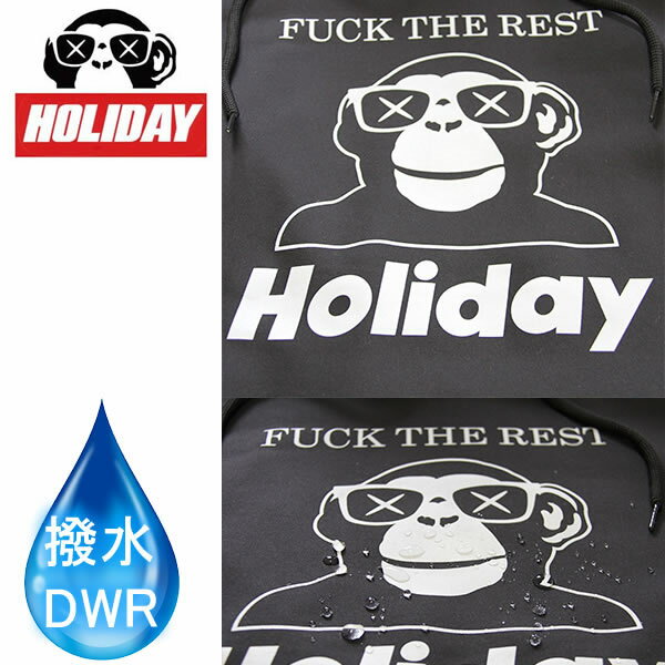 処分価格！！スノーボード ボンディング パーカー ウェア 撥水　HOLIDAY　ホリデー ATHL DEPT 撥水HOODIE ヘザー　グレー スノーボード パーカー　防水・撥水アパレル【C1】【w31】