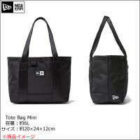 ニューエラトートバッグミニプリントロゴブラック×ホワイト約6L11783255neweraバッグTOTEBAGMINI【C1】【w70】