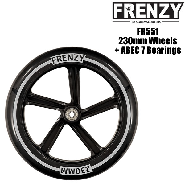 FRENZY フレンジー キックボード スペアウィール FR551 230mm ＋ ABEC 7 Bearings キックスクーター 正規販売店 【C1】【smtb-k】[%OFF]【w10】