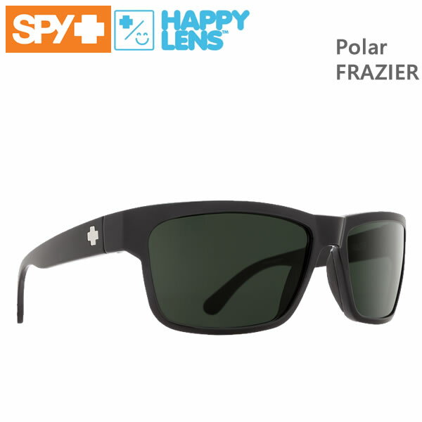 SPY サングラス FRAZIER/BLACK/Happy Grey Green Polar 偏光・ハッピーレンズ 673176038864