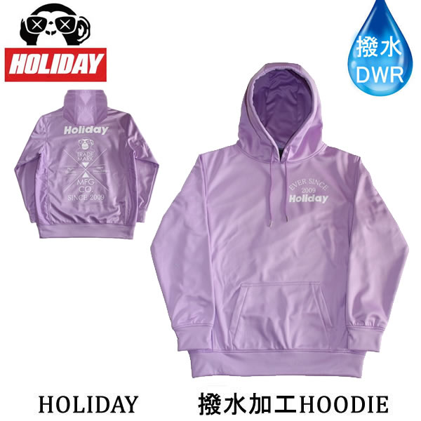 処分価格！！スノーボード ボンディング　パーカー ●Sサイズのみ　撥水ウェア　　HOLIDAY　ホリデー ALLDAY BONDING 撥水HOODIE パープル　 スノーボード パーカー　防水・撥水ウェア【w31】