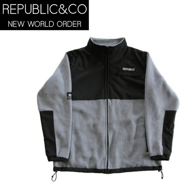 REPUBLIC 　リパブリック　スノーボード ウェア RPM CREW FLEECE -jacket / HEATHER 撥水シャツ (23-24 2024) スノーボード　ジャケット 