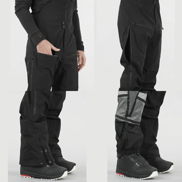 ピクチャー ウエア スノーパンツ WELCOME BIB PANT ビブパンツ/BLACK(20-21 2021)　PICTURE スキー スノーボード ウエア メンズ【C1】【w30】