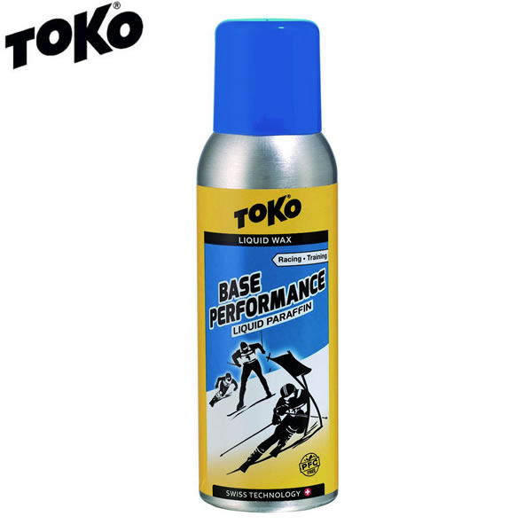 【マラソン期間★3000円以上で300円OFFクーポン】TOKO トコ スキー＆スノーボード ワックス ベースパフォーマンス リキッドパラフィン ブルー 100ml 5502046 液体ワックス 【コンパクト便可能】…