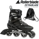 ローラーブレード インライン　2021 ZETRABLADE Men Black-Silver 07958600816 男性用 ゼトラブレード メンズ ROLLERBLADE 【w04】