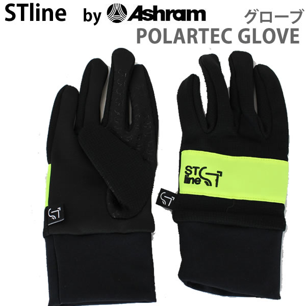 ڥޥ饽֡3000߰ʾ300OFFݥ[ ̵åԥ󥰲]ݡƥå 5ܻ ST LINE by POLARTEC GLOVE/ ֥å ashram ʡ֡N1ۡw04