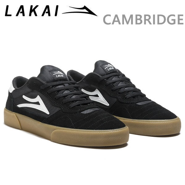 [正規品 無料ラッピング可]ラカイ スニーカー LAKAI CAMBRIDGE / BLACK/GUM SUEDE スニーカー スケボー シューズ【w15】