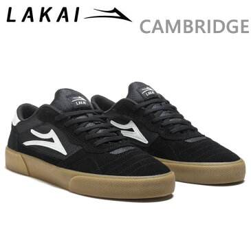 先着おまけ付き●ラカイ スニーカー LAKAI CAMBRIDGE / BLACK/GUM SUEDE スニーカー スケボー シューズ【w39】