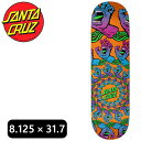 サンタクルーズ デッキ単品 MANDALA HAND 8.125x31.7インチ（デッキテープ サービス） スケボーデッキ 単品 santa cruz デッキ【w79】