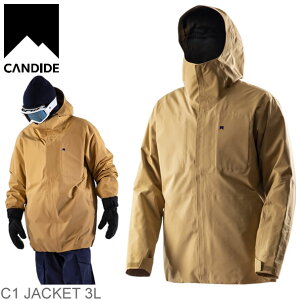 CANDIDE キャンディッド スキーウェア C1 JACKET 3L Sand スノーウェア スリーレイヤー ジャケット 【スキーウェア・スキー用品】【C1】【w57】