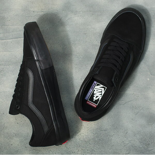 [正規品 無料ラッピング可]バンズ オールドスクール VANS SKATE OLD SKOOL BLACK/B...