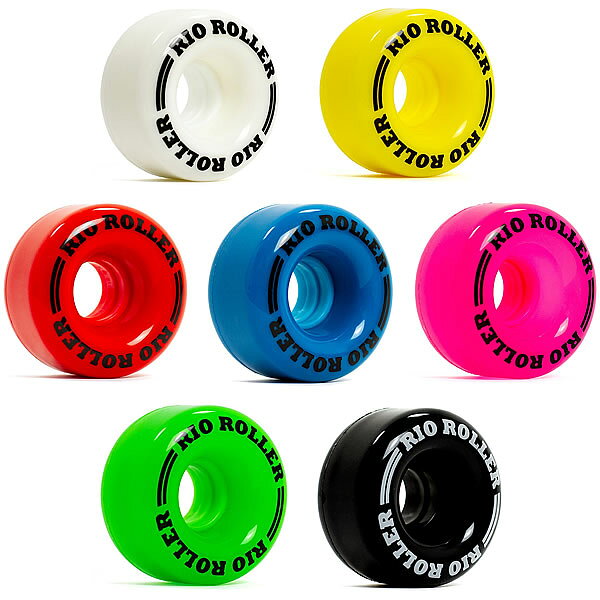 RIO ROLLER クワッドスケート スペアウィール COASTER WHEELS ロゴパターンB 各カ...