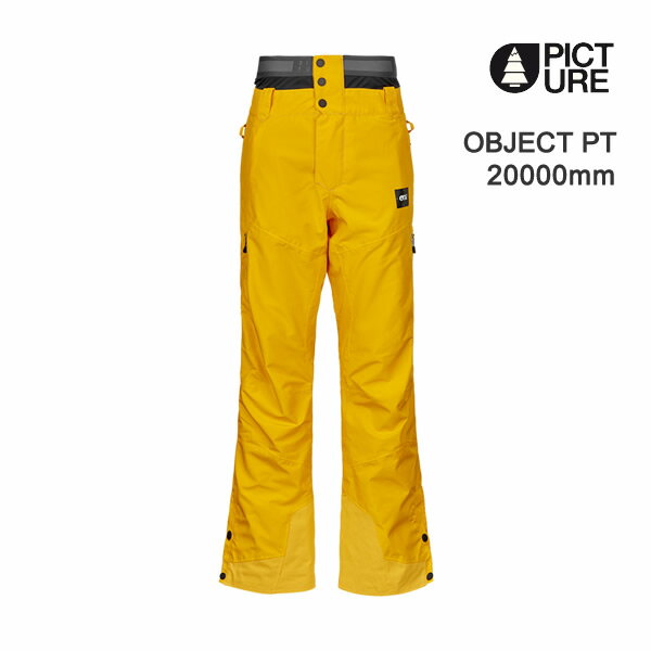 処分価格！！PICTURE ピクチャー ウェア　22-23　OBJECT -pt パンツ / YELLOW 　(2022-2023)　 ウエア　 スノーボード ウェア メンズ