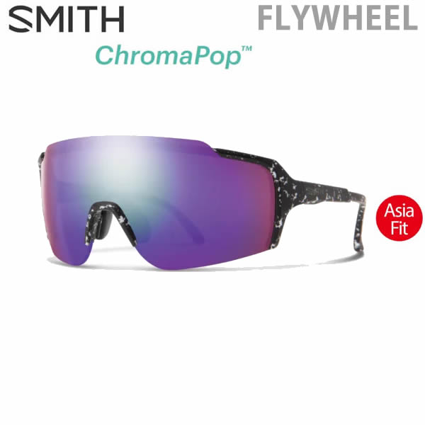 正規品 無料ラッピング可 スミス サングラス FLYWHEEL MATTE Black Marble -VIOLET Mirror クロマポップレンズ アジアフィット SMITH 日本正規品【C1】
