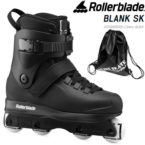 ローラーブレード インラインスケート 大人 2024 BLANK SK Black 07222600100 アグレッシブ フリースタイル ユニセックス ブランクSK ROLLERBLADE【w17】