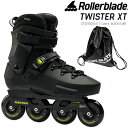 ローラーブレード インラインスケート 大人 2024 TWISTER XT Black-Lime 072210001A1 ユニセックス ツイスターXT ROLLERBLADE【w96】 その1