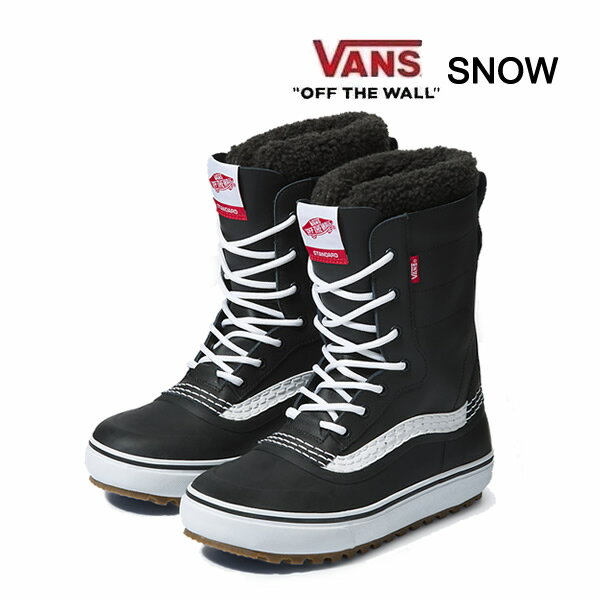 バンズ スノーブーツ スタンダード ブラック ホワイト VANS STANDARD SNOW MTE 防水 防寒 防滑 ヴァン..