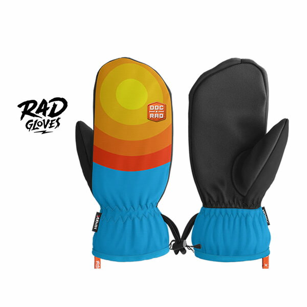 RAD GLOVES ラッドグローブ DRAPLIN SQUAD MITTEN SUNRAYS ミトングローブ スキー スノーボード グロー..