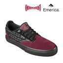 【マラソン期間★3000円以上で300円OFFクーポン】 正規品 無料ラッピング可 エメリカ スニーカー EMERICA DICKSON X INDEPENDENT RED-BLACK スケボーシューズ スケートボード 靴 emerica【w95】