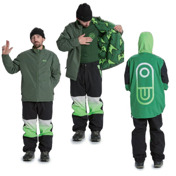 ��ʬ���ʡ��������֥饹���� ������ �ѥ�ġ���󥺡���ǥ����� 23-24��ELASTIC BOSS -pt / MAX GREEN FADE (2023-2024)��AIR blaster �������� ���Ρ��ܡ��� ������ ��󥺡�C1��