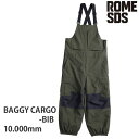 iIIROME [@EFA@23-24@BAGGY CARGO BIB -pant rupc / ARMY GREEN (2023-2024)@Ch@ EGA@ Xm[{[h EFA YyC1zyw98z