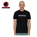 【楽Sセール中★3000円以上で300円OFFクーポン】マムート メンズ　 涼しい Tシャツ 　MAMMUT 速乾・通気　Trovat T-Shirt Men Logo 1017-05250 BLACK 001 　TEE 熱中症対策 mammut 　【N1】【w65】