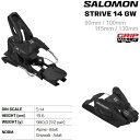 【マラソン★3000円以上で300円OFFクーポン】サロモン ビンディング STRIVE 14 GW Black (L41775000) SALOMON ストラ...