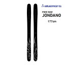 ブルーモリス スキー 2024 JONDANO 渡部浩司使用モデル スキー板 単品 (板のみ) ジョンダーノ 23-24 Bluemoris フリーライド スキー板 【L2】【代引不可】【w78】