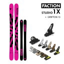 【マラソン期間★3000円以上で300円OFFクーポン】FACTION SKI 2024 STUDIO 1X スタジオ1X (23-24 2024) + 24 ...