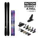 FACTION SKI 2024 STUDIO 1 A-HALL LTD X^WI1 (23-24) + 24 }[J[ SQUIRE 11 GW 90mm u[L t@NV yL2zyszyw00z