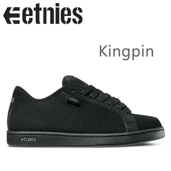 エトニーズ スニーカー KINGPIN キングピン /BLACK/BLACK　etnies スニーカー　エトニーズ シューズ　エトニーズ スケシュー