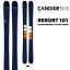 CANDIDE SKIS キャンディッド スキー 2024 RESORT 101 リゾート101 スキー板 単品 (板のみ) 23-24 日本正規品 【L2】【代引不可】【w96】