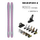 【マラソン期間★3000円以上で300円OFFクーポン】WAPAN スキー RO (ロ) TATAMI タタミ (23-24 2024) + 24 マーカー G...
