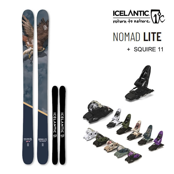 ICELANTIC  2024 NOMAD LITE 105 Υޥɥ饤 (23-24 2024) + 24 ޡ SQUIRE 11 GW 110mm ֥졼 ƥå L2ۡԲġۡw12