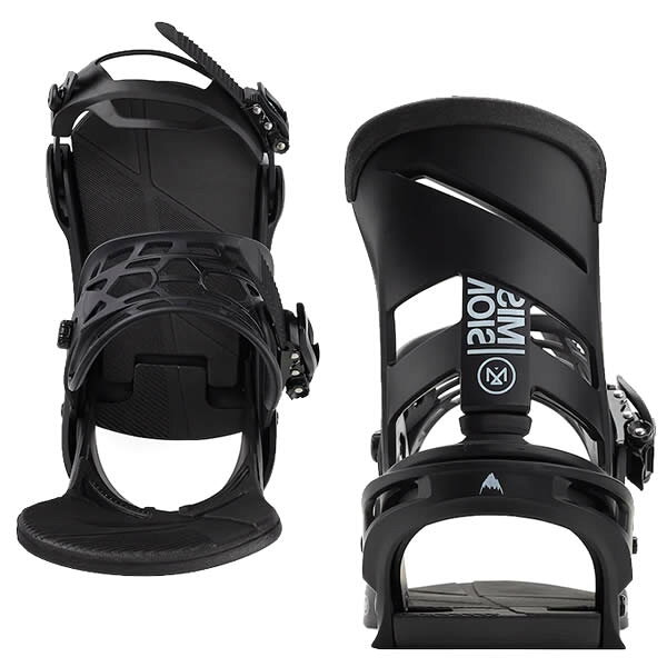 スキー用品 WEBSPORTSのバートン ビンディング ミッション BURTON Mission Re:Flex（リフレックス） / Black 日本正規品(25-26 2026)スノーボード バインディング【C1】｜アングル3