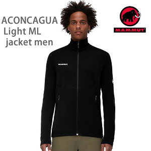 【マラソン期間★3000円以上で300円OFFクーポン】マムート メンズ　ジャケット 　ミッドレイヤー　Aconcagua Light ML Jacket AF Men　1014-04260 /BLACK mammut ジャケット【C1】【w27】