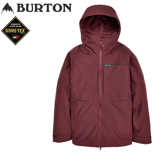 バートン 23-24 スノーボードウェア メンズ ●Lサイズのみ 　ゴアテックス ジャケット　GORETEX PILLOWLINE -jacket / Almandine GORE-TEX BURTON