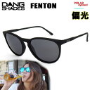 [正規品 無料ラッピング可]DANG SHADES　ダンシェイディーズ　サングラス　偏光レンズ　FENTON　 BLACK SOFT ソフト x BLACK SMOKE POLARIZED VIDG00257 【w69】