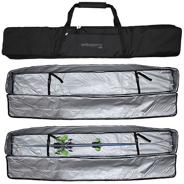 Websports ���ꥸ�ʥ� ������������ �ʥܥå�������Ȣ��155) 155cm�ޤǼ�Ǽ��ǽ SKI CASE 155 �������ȥ��ȥå�����Ǽ��ǽ ���̥ѥå����� 32758 �������Хå�