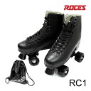 ROCES クワッドスケート RC-1 Black プラ素材フレーム&トラック CLASSIC ROLLER ロチェス ローラースケート 【smtb-k】[%O...