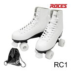 【マラソン期間★3000円以上で300円OFFクーポン】ROCES クワッドスケート RC-1 White プラ素材フレーム＆トラック CLASSIC ROLLER ロチェス ローラースケート 【smtb-k】[%OFF]【楽ギフ_包装】【w90】