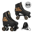 正規品 無料ラッピング可 RIO ROLLER クワッドスケート ROSE Black RIO360 ローラースケート 【smtb-k】 OFF 【楽ギフ_包装】【w97】