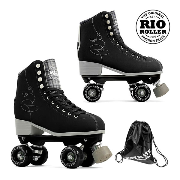 [正規品 無料ラッピング可]RIO ROLLER クワッドスケート SIGNATURE Black RIO280/285 ローラースケート 【smtb-k】[%OFF]【楽ギフ_包装】【w12】