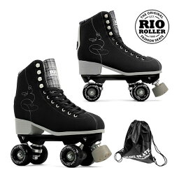 [正規品 無料ラッピング可]RIO ROLLER クワッドスケート SIGNATURE Black RIO280/285 ローラースケート 【smtb-k】[%OFF]【楽ギフ_包装】【w78】