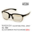 OUTLAND TOX OL-503 WABASH CLEAR NEUTRAL GRAY /  SILVER MIRROR AEgh R{w TOX ނ tBbVO yC1zyK1zyw98z